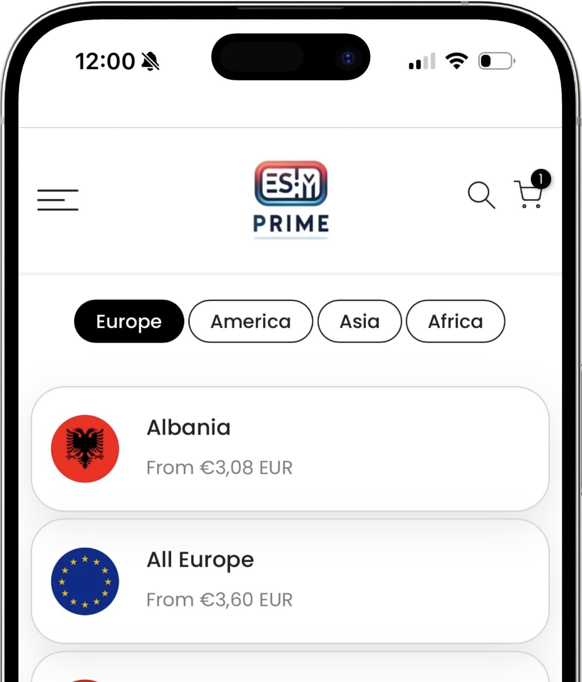 eSIM Travel Install – eSimPrime