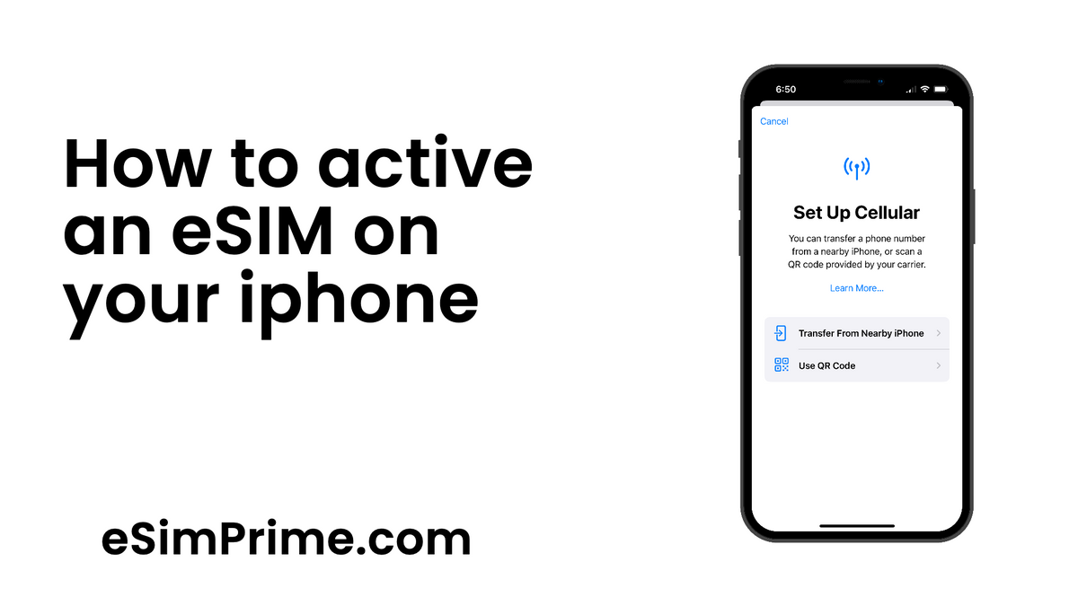 Video: eSIM setup on iPhone